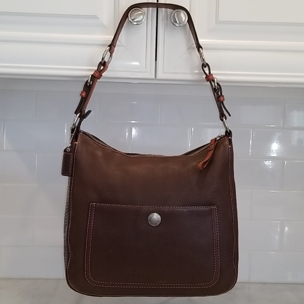 Coach Chelsea Pebbled Leather Shoulder Bag
